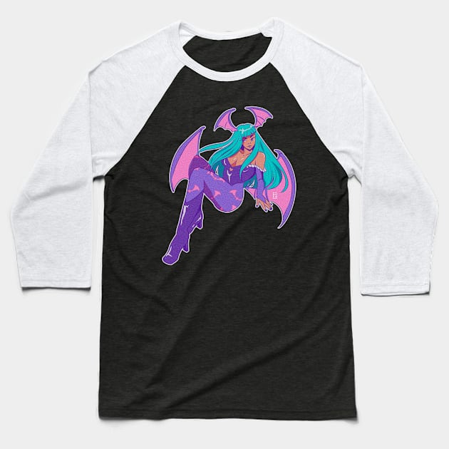 Morrigan Aensland Baseball T-Shirt by nay__b